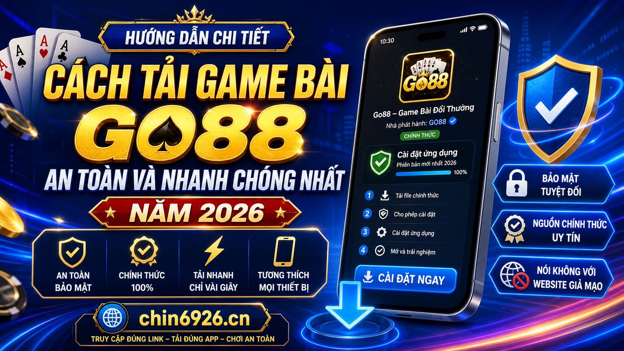 Hướng dẫn chi tiết cách tải game bài Go88 an toàn và nhanh chóng nhất năm 2026